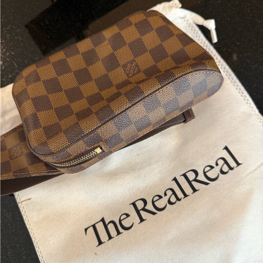 Louis Vuitton Brown Canvas Bag